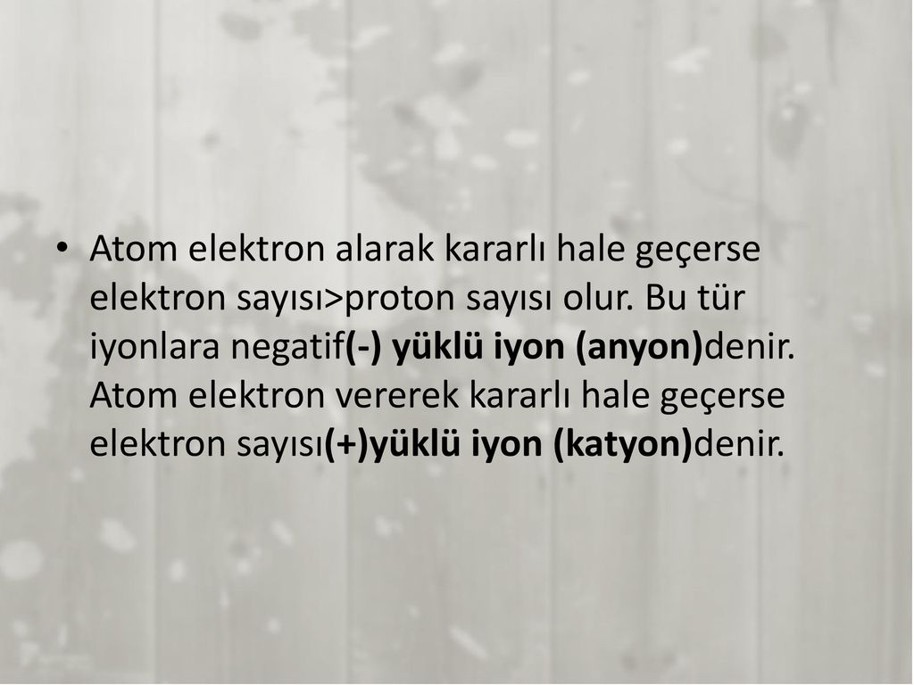 ELEKTRONLARIN DİZİLİMİ VE KİMYASAL ÖZELLİKLER ppt indir